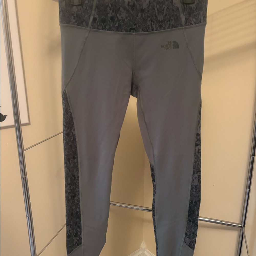 The North Face Gray and Black Leggings
